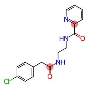 N-(2-{[2-(4-chlorophenyl)acetyl]amino}ethyl)-2-pyridinecarboxamide