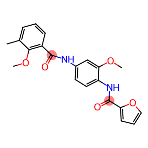 N-{2-methoxy-4-[(2-methoxy-3-methylbenzoyl)amino]phenyl}-2-furamide