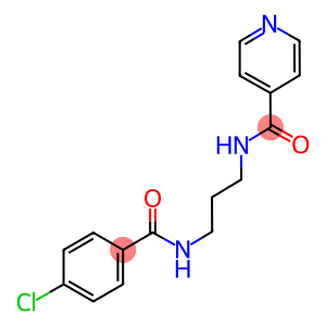 N-{3-[(4-chlorobenzoyl)amino]propyl}isonicotinamide