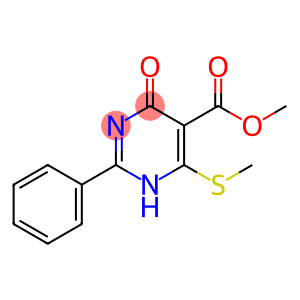 METHYL 4-(METHYLTHIO)-6-OXO-2-PHENYL-1,6-DIHYDROPYRIMIDINE-5-CARBOXYLATE
