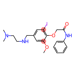 2-[4-({[2-(dimethylamino)ethyl]amino}methyl)-2-iodo-6-methoxyphenoxy]-N-phenylacetamide