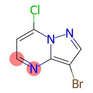 Pyrazolo[1,5-a]pyrimidine, 3-bromo-7-chloro-