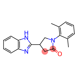 2-Pyrrolidinone, 4-(1H-benzimidazol-2-yl)-1-(2,6-dimethylphenyl)-