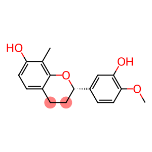 (2S)-2-(3-hydroxy-4-methoxy-phenyl)-8-methyl-chroman-7-ol