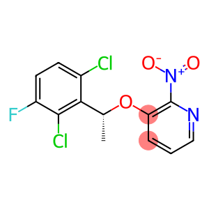 3-[[(1R)-1-(2,6-Dichloro-3-fluorophenyl)ethyl]oxy]-2-nitropy...