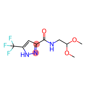 3-(TRIFLUOROMETHYL)-N-(2,2-DIMETHOXYETHYL)-1H-PYRAZOLE-5-CARBOXAMIDE