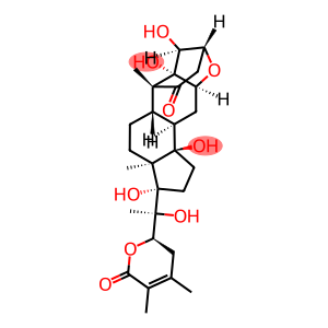 (17S,22R)-3α,6α-Epoxy-4β,5,14,17,20,22-hexahydroxy-1-oxo-5β-ergost-24-en-26-oic acid 26,22-lactone