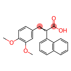 2-naphthyl-3-(3,4-dimethoxy)phenylpropenoic acid