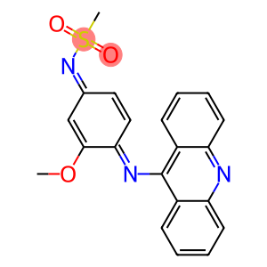 (NZ)-N-(4-acridin-9-ylimino-3-methoxy-1-cyclohexa-2,5-dienylidene)meth anesulfonamide