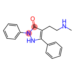 4-(2-METHYLAMINO-ETHYL)-2,5-DIPHENYL-1,2-DIHYDRO-PYRAZOL-3-ONE