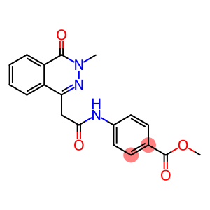 methyl 4-{[(3-methyl-4-oxo-3,4-dihydro-1-phthalazinyl)acetyl]amino}benzoate