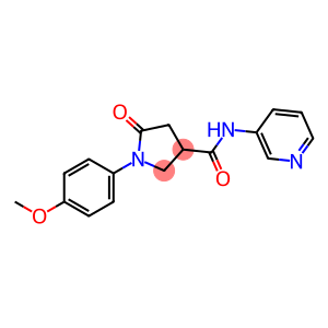 1-(4-methoxyphenyl)-5-oxo-N-(pyridin-3-yl)pyrrolidine-3-carboxamide