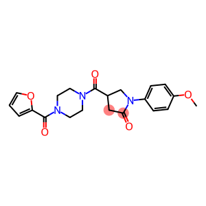 4-{[4-(furan-2-ylcarbonyl)piperazin-1-yl]carbonyl}-1-(4-methoxyphenyl)pyrrolidin-2-one