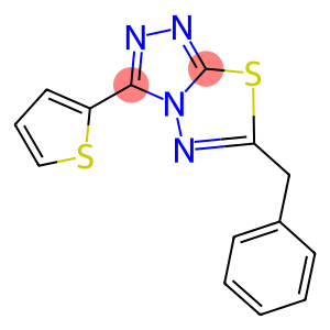 6-benzyl-3-(2-thienyl)[1,2,4]triazolo[3,4-b][1,3,4]thiadiazole