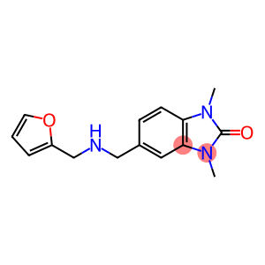 5-([(FURAN-2-YLMETHYL)-AMINO]-METHYL)-1,3-DIMETHYL-1,3-DIHYDRO-BENZOIMIDAZOL-2-ONE