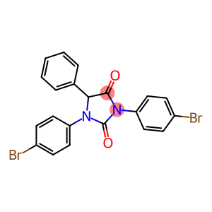 2,4-Imidazolidinedione, 1,3-bis(4-bromophenyl)-5-phenyl-