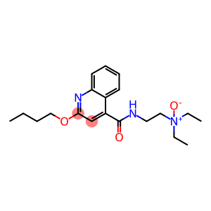 4-Quinolinecarboxamide, 2-butoxy-N-[2-(diethyloxidoamino)ethyl]-