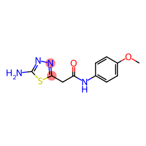 2-(5-氨基-[1,3,4]噻二唑-2-基)-N-(4-甲氧基-苯基)-乙酰胺