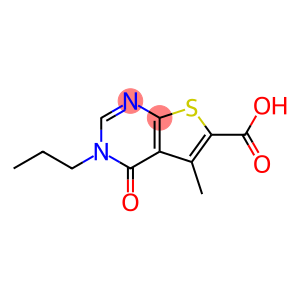 5-甲基-4-羰基-3-丙基-3,4-二氢-噻吩并[2,3-D]-嘧啶-6-羧酸