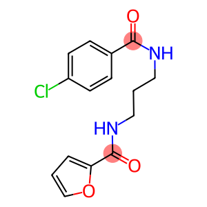 N-{3-[(4-chlorobenzoyl)amino]propyl}-2-furamide