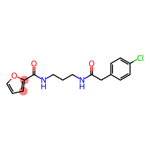 N-(3-{[(4-chlorophenyl)acetyl]amino}propyl)furan-2-carboxamide