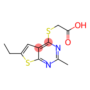 (6-ETHYL-2-METHYL-THIENO[2,3-D]PYRIMIDIN-4-YLSULFANYL)-ACETIC ACID