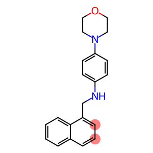 N-[4-(4-morpholinyl)phenyl]-N-(1-naphthylmethyl)amine