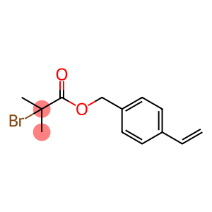 Propanoic acid, 2-bromo-2-methyl-, (4-ethenylphenyl)methyl ester