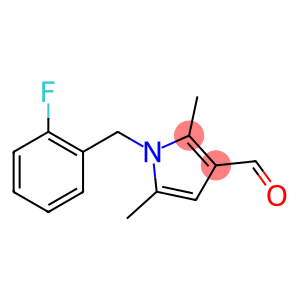 1-(2-FLUORO-BENZYL)-2,5-DIMETHYL-1H-PYRROLE-3-CARBALDEHYDE