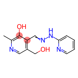 2-Methyl-4-[[2-(2-pyridinyl)hydrazono]methyl]-5-(hydroxymethyl)pyridine-3-ol