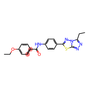 4-ethoxy-N-[4-(3-ethyl[1,2,4]triazolo[3,4-b][1,3,4]thiadiazol-6-yl)phenyl]benzamide