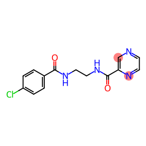 N-(2-{[(4-chlorophenyl)carbonyl]amino}ethyl)pyrazine-2-carboxamide