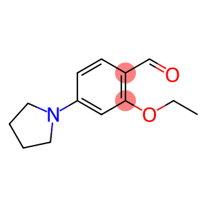 Benzaldehyde, 2-ethoxy-4-(1-pyrrolidinyl)-