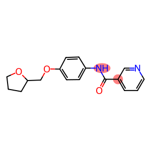 N-[4-(tetrahydro-2-furanylmethoxy)phenyl]nicotinamide