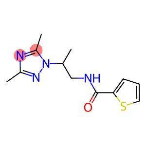 N-[2-(3,5-dimethyl-1H-1,2,4-triazol-1-yl)propyl]-2-thiophenecarboxamide