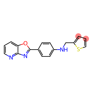 2-Thiophenemethanamine, N-(4-oxazolo[4,5-b]pyridin-2-ylphenyl)-