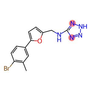 N-{[5-(4-bromo-3-methylphenyl)-2-furyl]methyl}-N-(2H-tetraazol-5-yl)amine