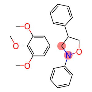 Isoxazolidine,  2,4-diphenyl-3-(3,4,5-trimethoxyphenyl)-