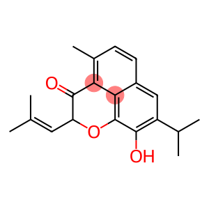 (-)-9-Hydroxy-4-methyl-8-(1-methylethyl)-2-(2-methyl-1-propen-1-yl)-naphtho[1,8-bc]pyran-3(2H)-one