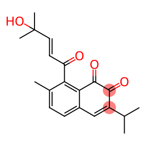 8-[(2E)-4-Hydroxy-4-methyl-1-oxo-2-penten-1-yl]-7-methyl-3-(1-methylethyl)-1,2-naphthalenedione