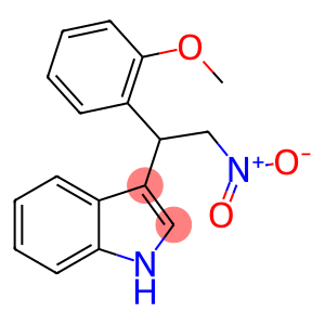 3-[1-(2-METHOXYPHENYL)-2-NITROETHYL]-1H-INDOLE