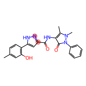 N-(1,5-dimethyl-3-oxo-2-phenyl-2,3-dihydro-1H-pyrazol-4-yl)-5-(2-hydroxy-4-methylphenyl)-1H-pyrazole-3-carboxamide