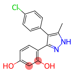 1,3-Benzenediol, 4-[4-(4-chlorophenyl)-5-methyl-1H-pyrazol-3-yl]-