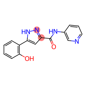 1H-Pyrazole-3-carboxamide, 5-(2-hydroxyphenyl)-N-3-pyridinyl-