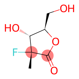 (3R,4R,5R)-3-fluoro-4-hydroxy-5-(hydroxymethyl)-3-methyldihydrofuran-2(3H)-one