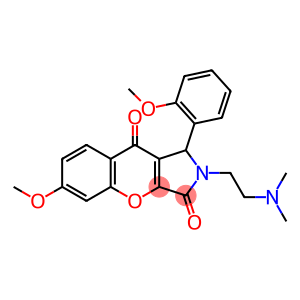 2-[2-(dimethylamino)ethyl]-6-methoxy-1-(2-methoxyphenyl)-1,2-dihydrochromeno[2,3-c]pyrrole-3,9-dione