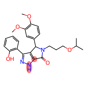 4-(3,4-dimethoxyphenyl)-3-(2-hydroxyphenyl)-5-(3-isopropoxypropyl)-4,5-dihydropyrrolo[3,4-c]pyrazol-6(1H)-one