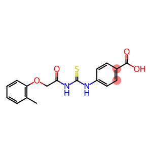 4-[[[[(2-METHYLPHENOXY)ACETYL]AMINO]THIOXOMETHYL]AMINO]-BENZOIC ACID