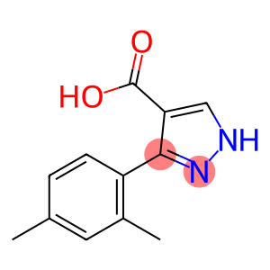 3-(2,4-二甲基苯基)-2H-吡唑-4-羧酸