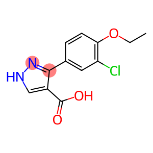 3-(3-chloro-4-ethoxy-phenyl)-2H-pyrazole-4-carboxylic acid